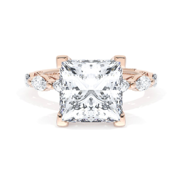 Princess Solitaire Engagement Ring