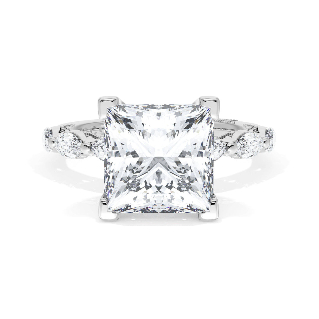 Princess Solitaire Engagement Ring