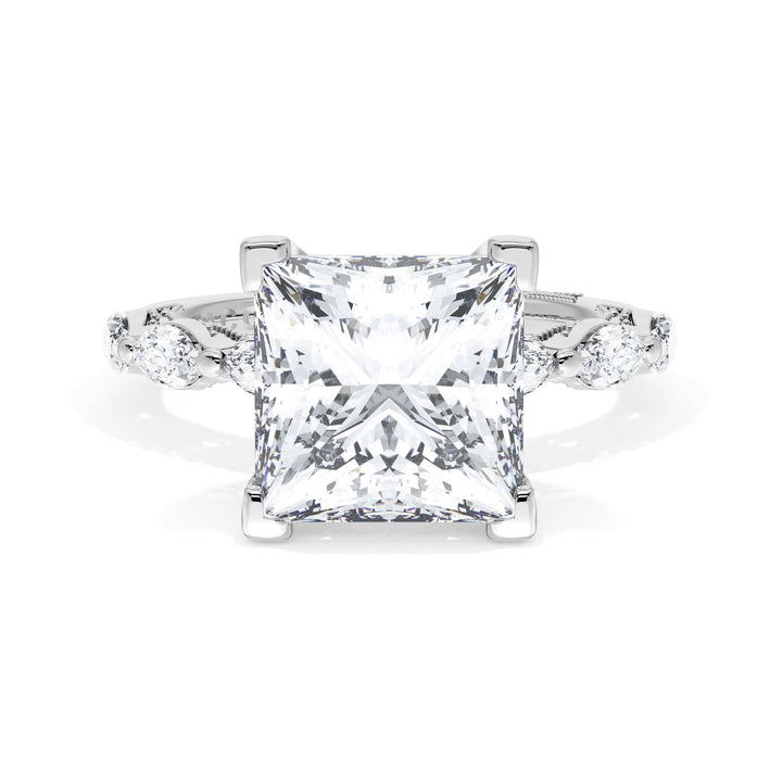 Princess Solitaire Engagement Ring