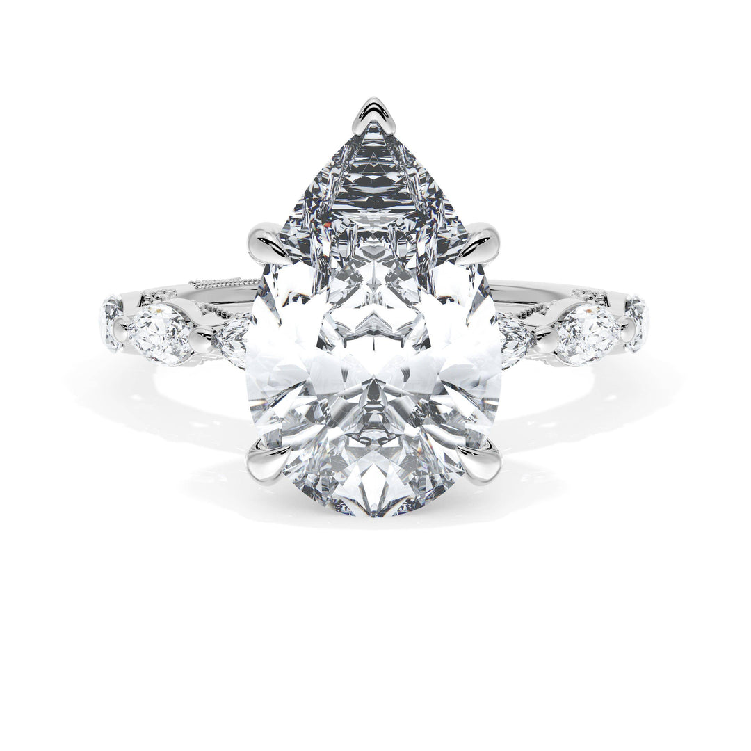 Pear Solitaire Engagement Ring