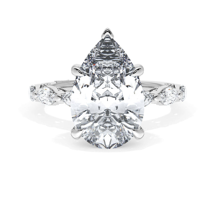 Pear Solitaire Engagement Ring