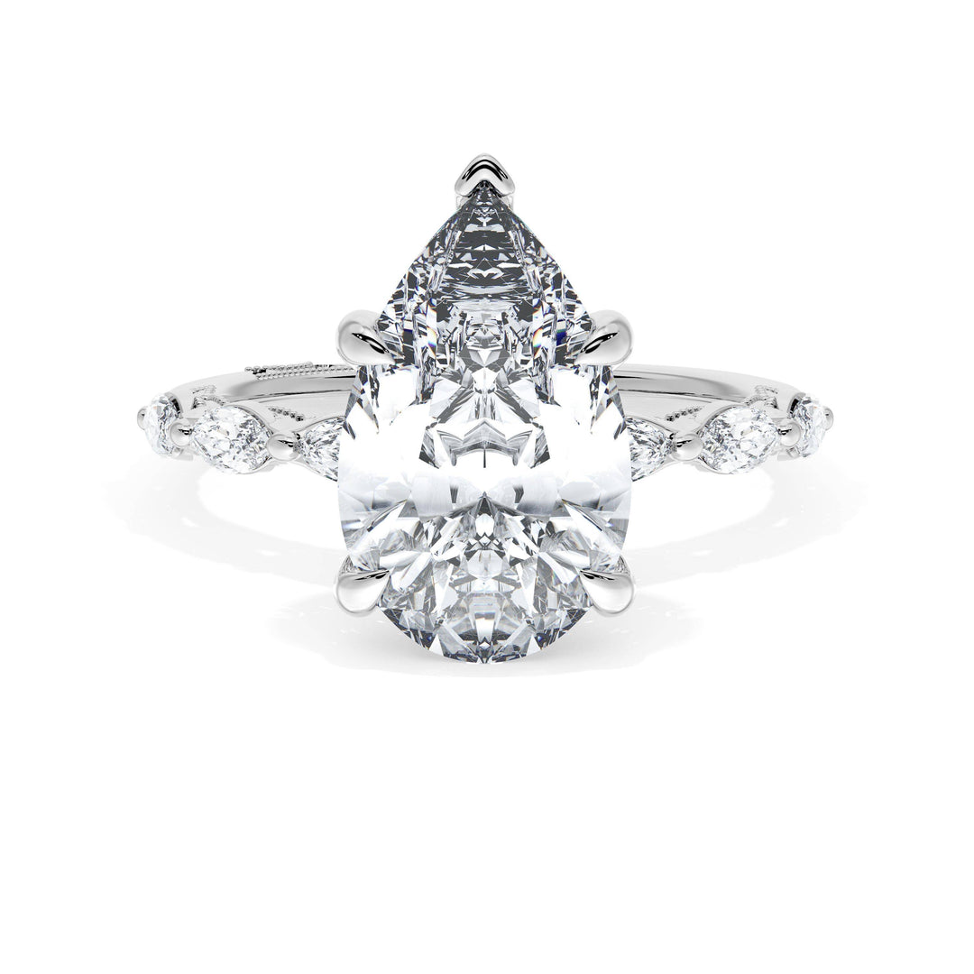Pear Solitaire Engagement Ring