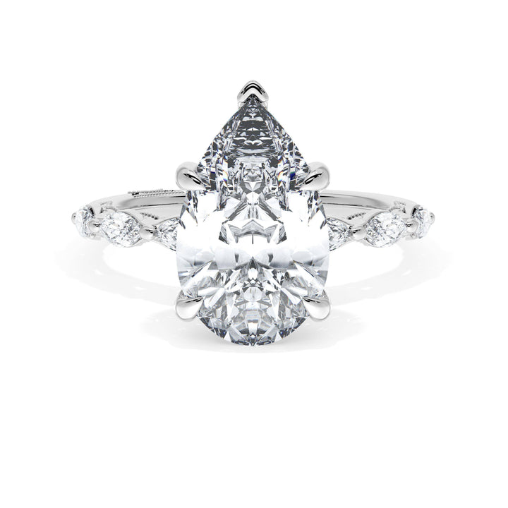 Pear Solitaire Engagement Ring