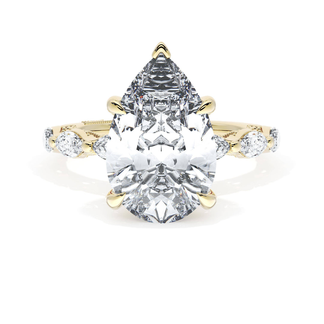 Pear Solitaire Engagement Ring