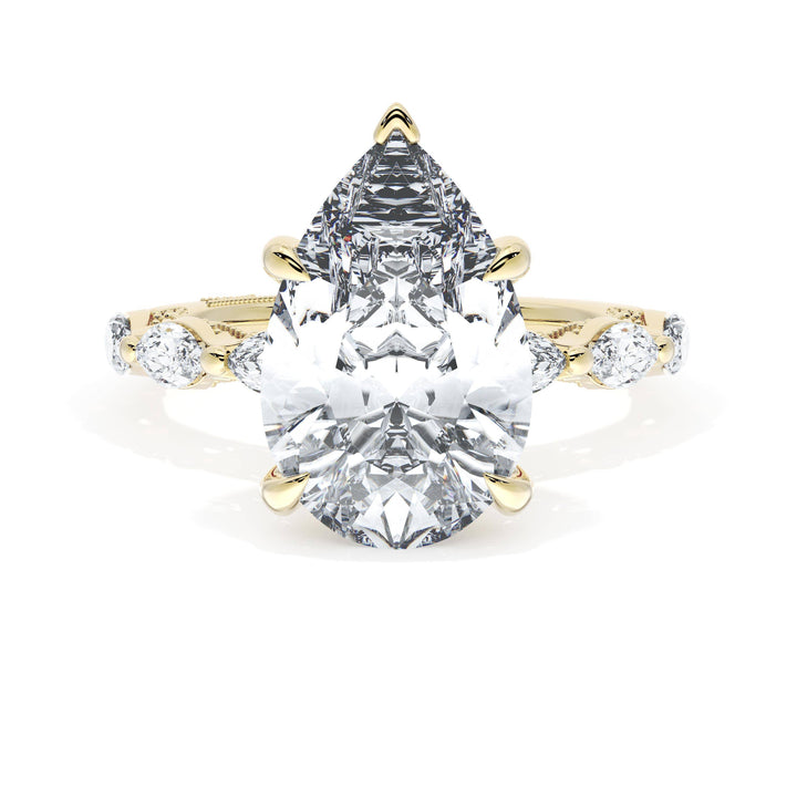 Pear Solitaire Engagement Ring