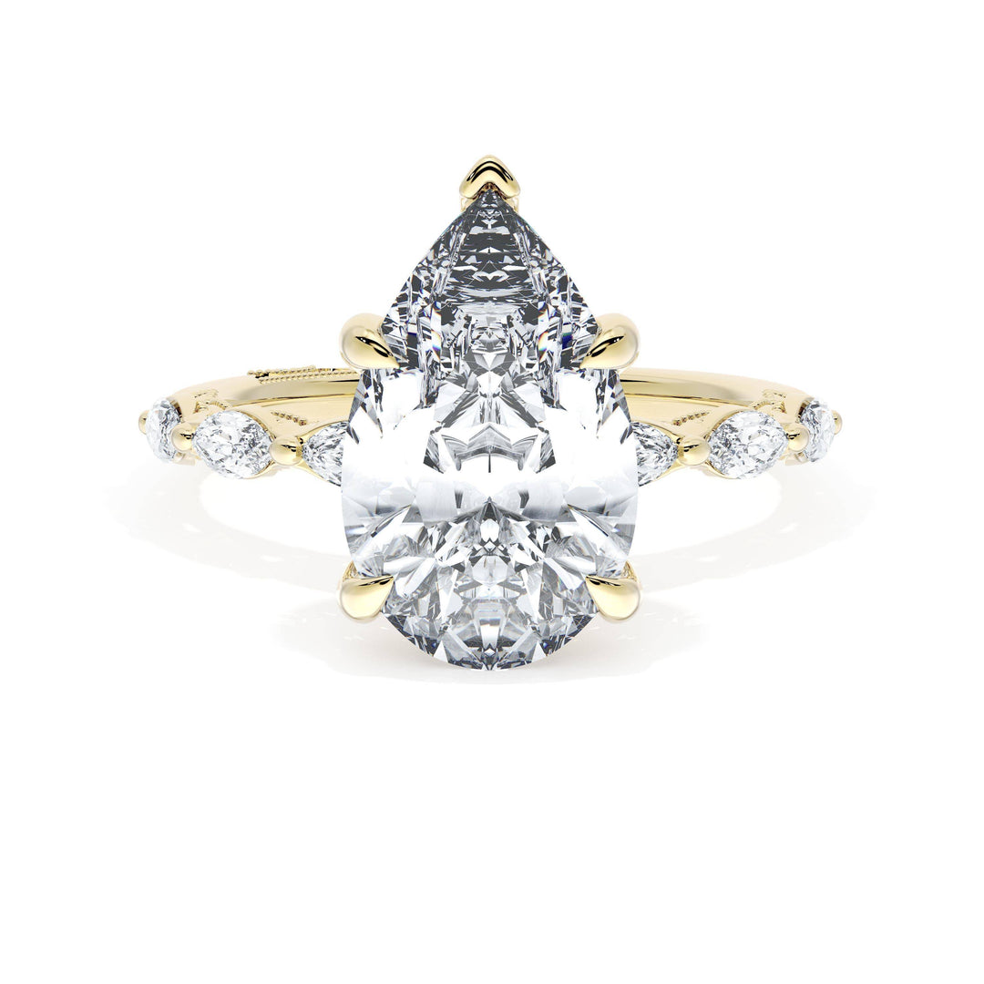 Pear Solitaire Engagement Ring
