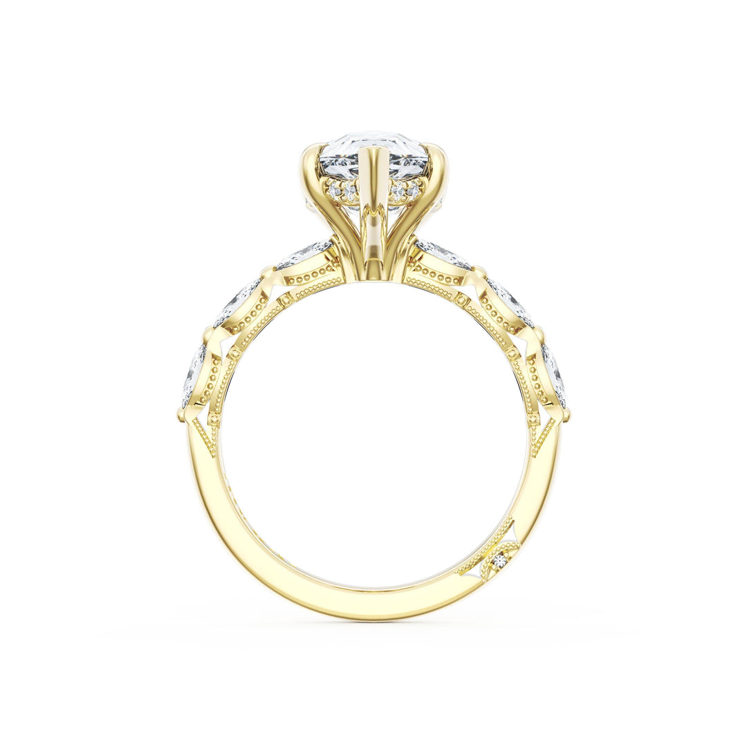 Pear Solitaire Engagement Ring