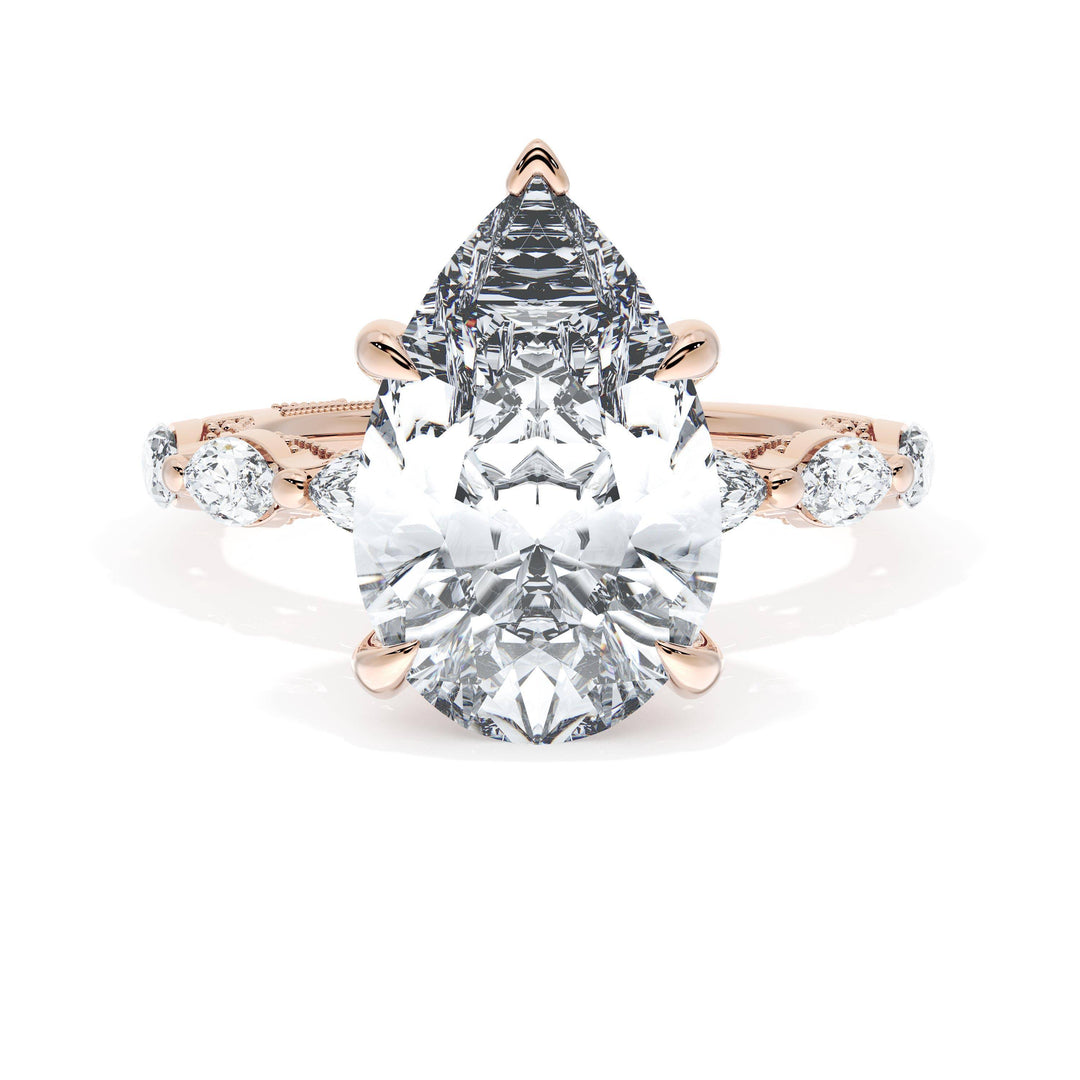Pear Solitaire Engagement Ring