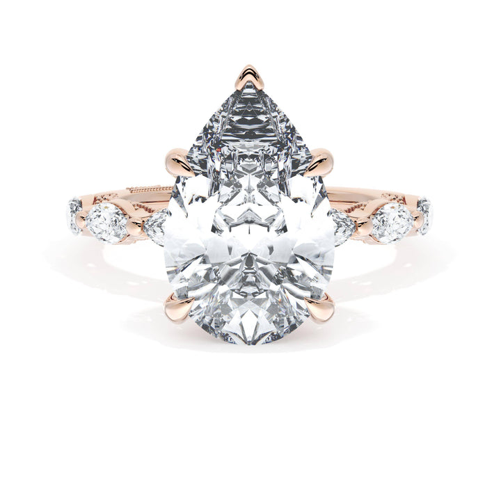Pear Solitaire Engagement Ring