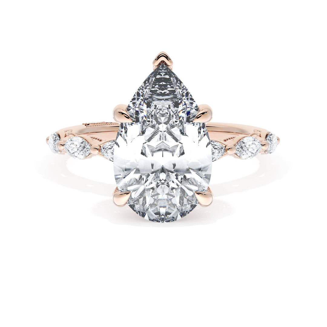 Pear Solitaire Engagement Ring