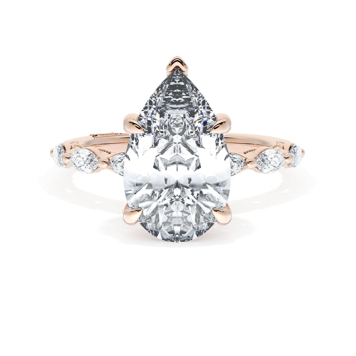 Pear Solitaire Engagement Ring