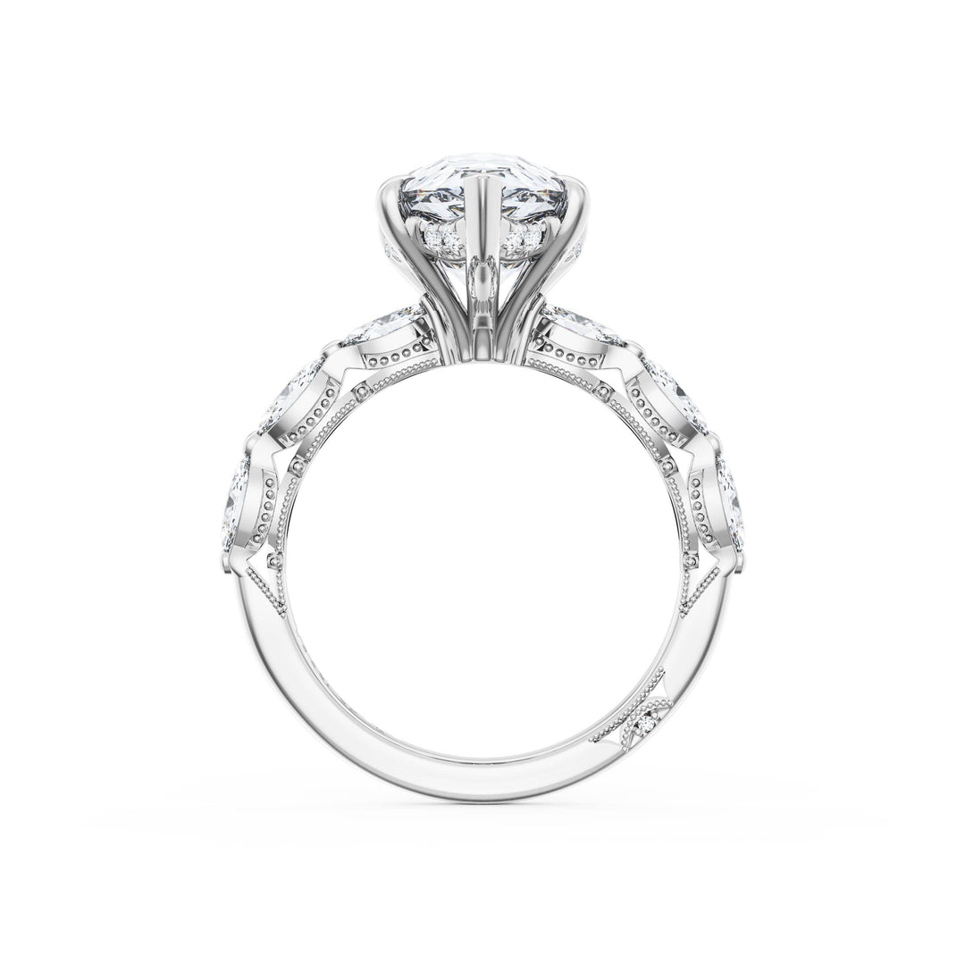 Pear Solitaire Engagement Ring
