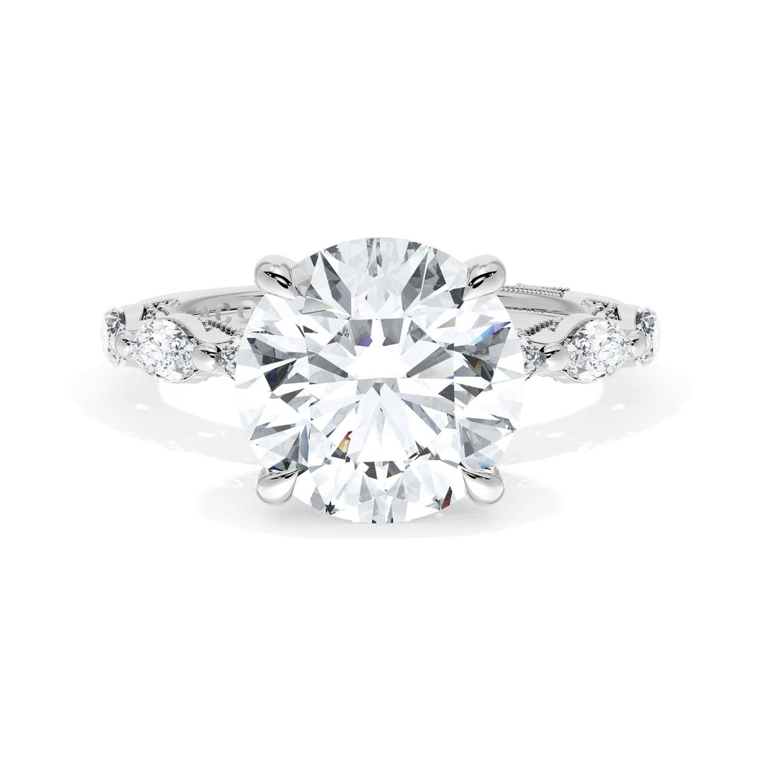 Round Solitaire Engagement Ring