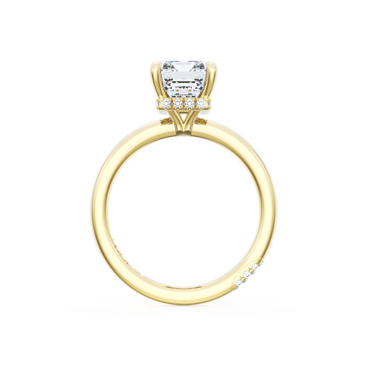 Emerald Solitaire Engagement Ring