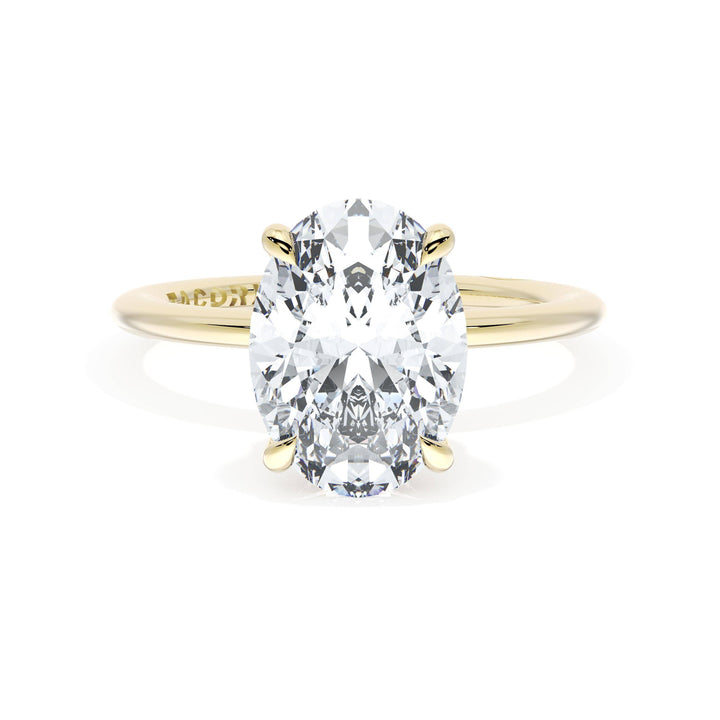 Oval Solitaire Engagement Ring