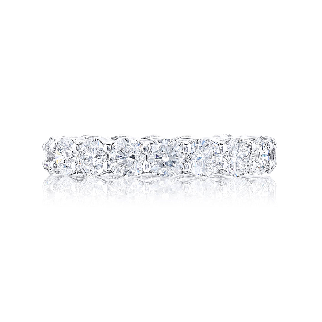 Eternity Band 18 Perfectly Matched Round Diamonds Platinum