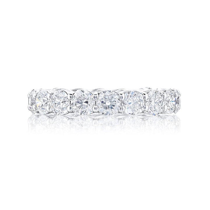 Eternity Band 18 Perfectly Matched Round Diamonds Platinum