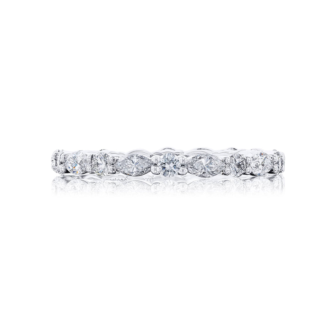 Diamond Eternity Band Marquise & Round 0.95 ctw.