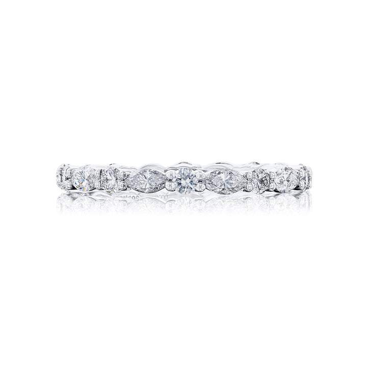 Diamond Eternity Band Marquise & Round 0.95 ctw.