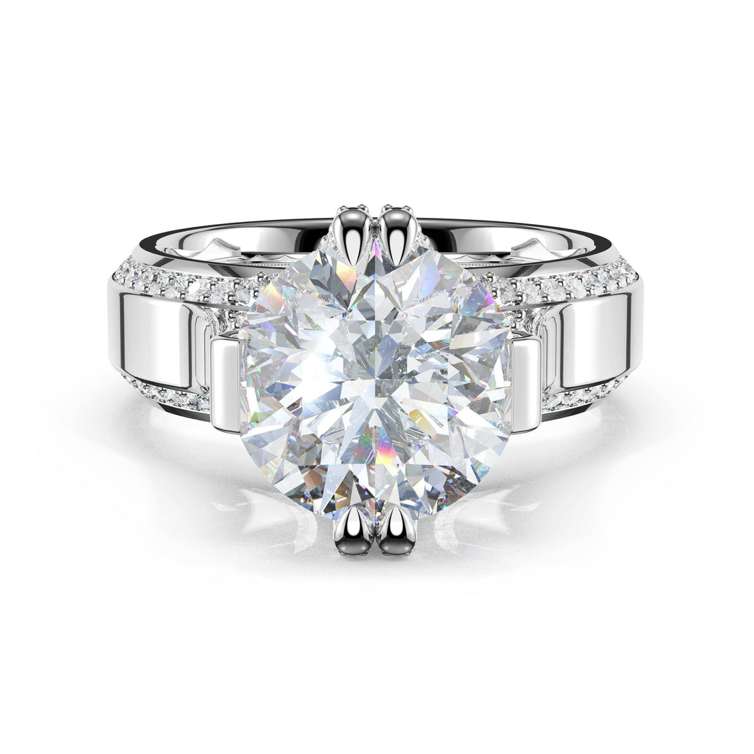 Round Solitaire Engagement Ring