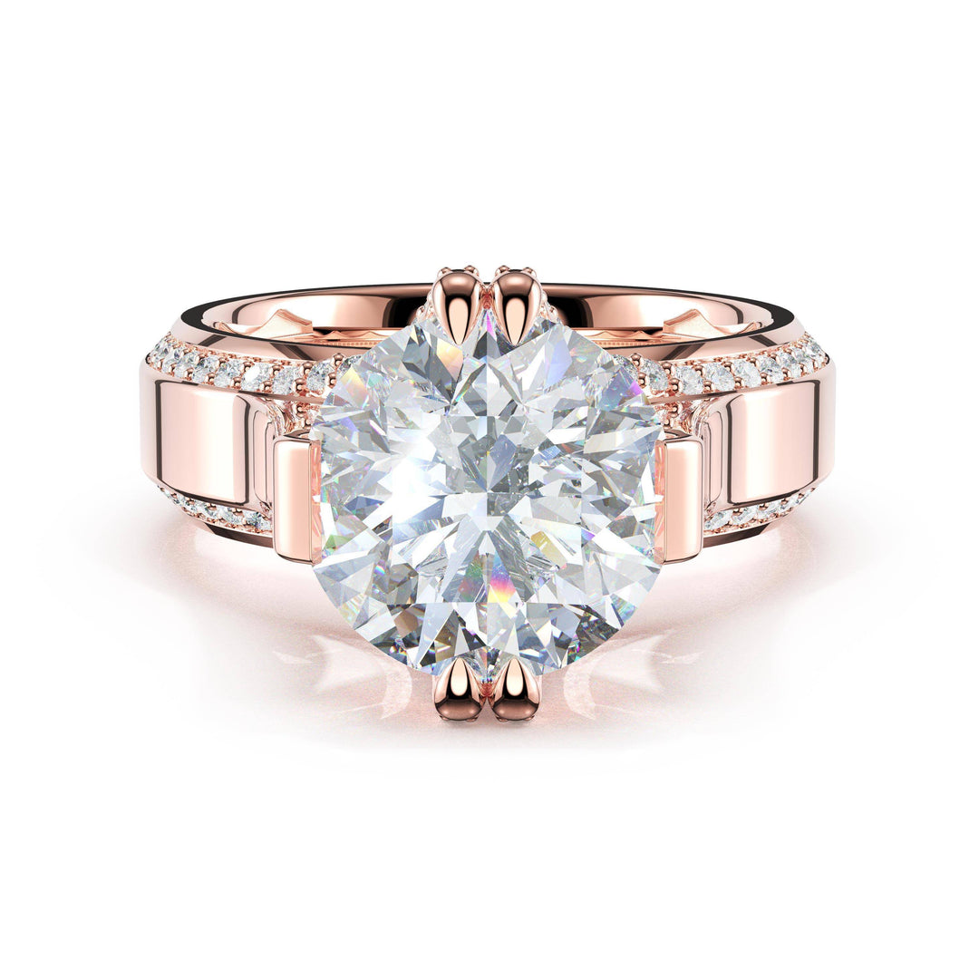 Round Solitaire Engagement Ring