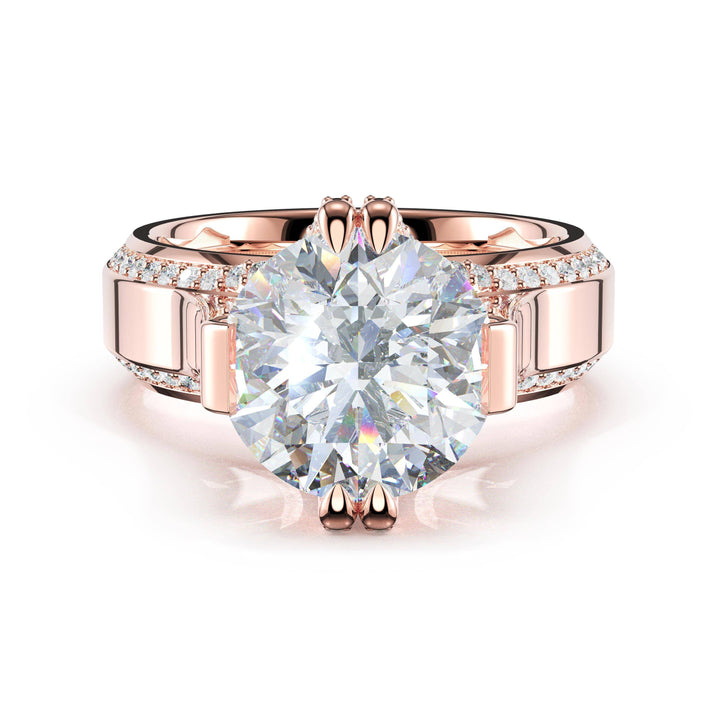 Round Solitaire Engagement Ring
