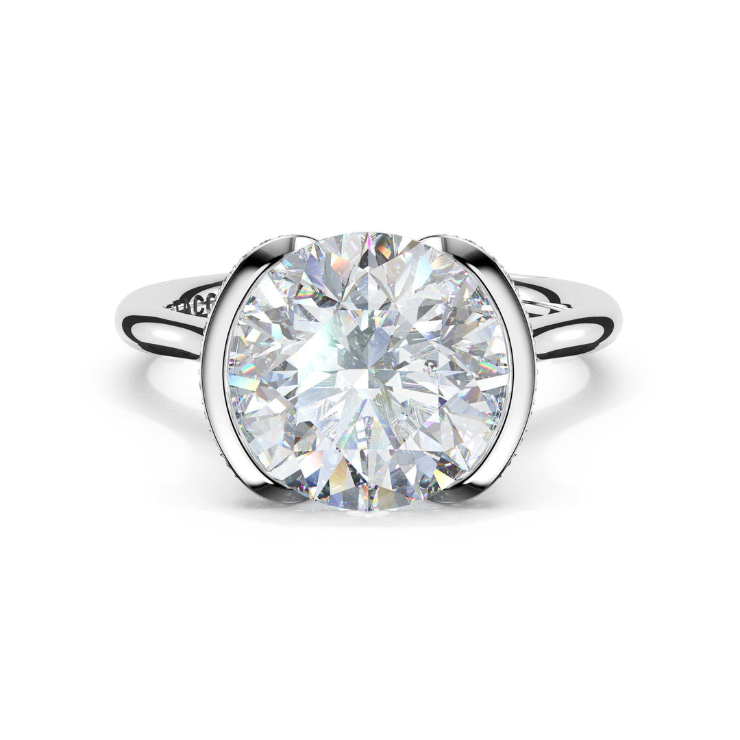 Round Solitaire Engagement Ring