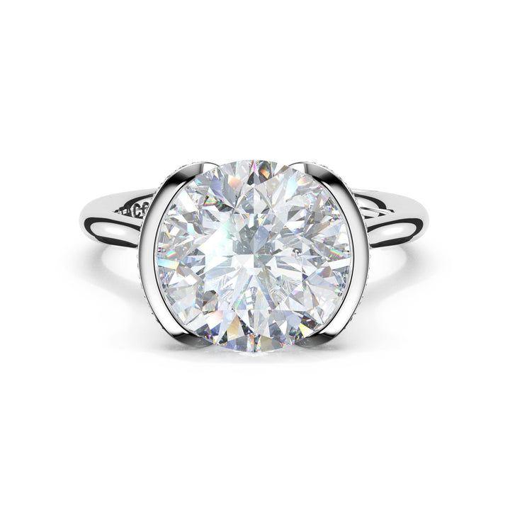 Round Solitaire Engagement Ring