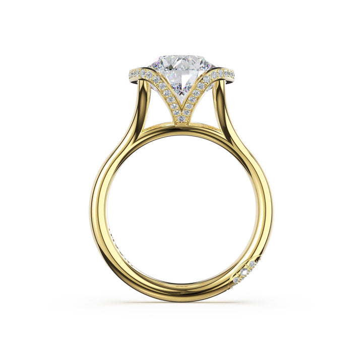 Round Solitaire Engagement Ring
