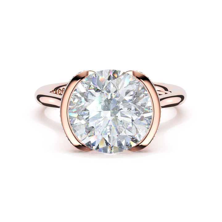 Round Solitaire Engagement Ring
