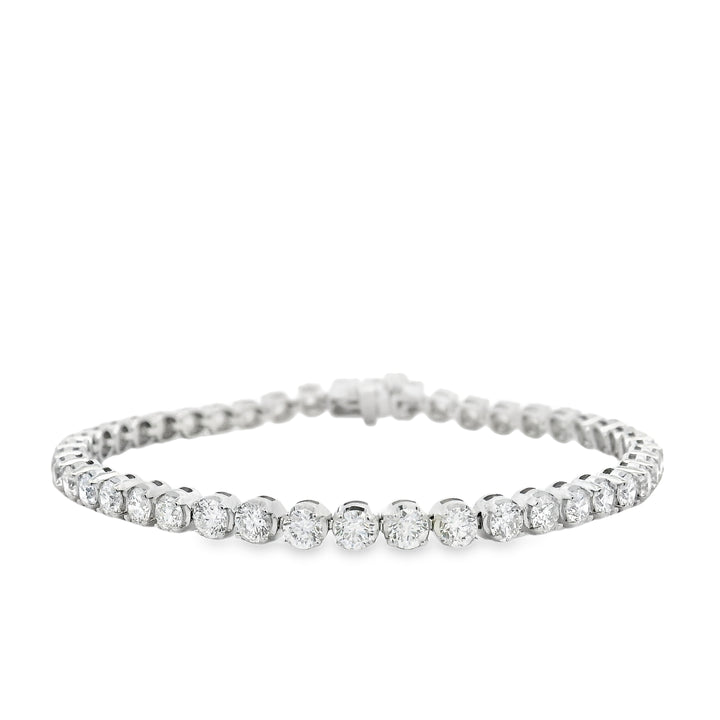 6.28 ct Natural Diamond Tennis Bracelet