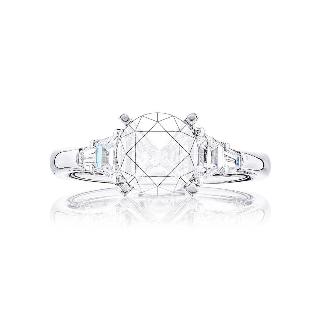 Tapered Baguettes & Trapezoid Diamond Semi Mount