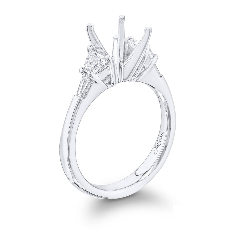 Tapered Baguettes & Trapezoid Diamond Semi Mount