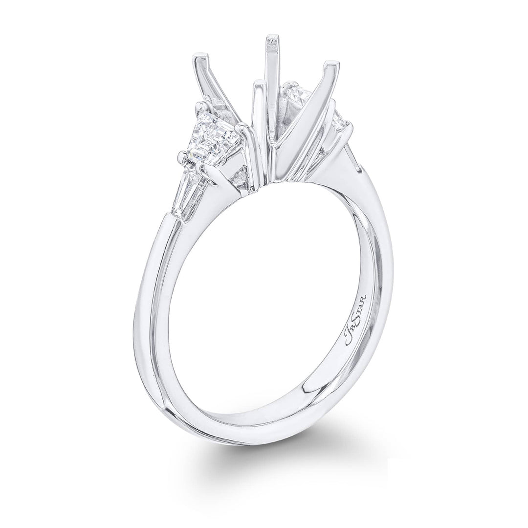 Tapered Baguettes & Trapezoid Diamond Semi Mount