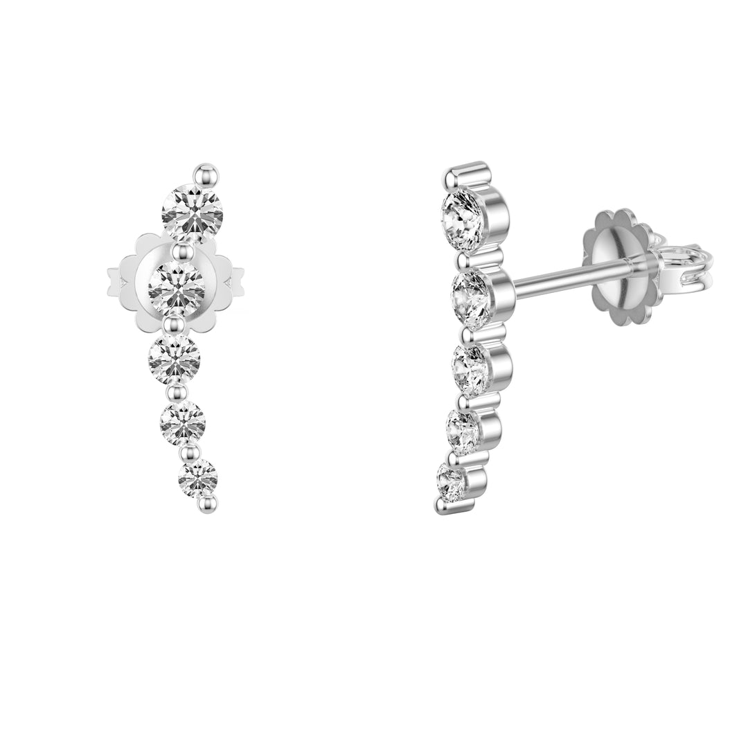 Shooting Star Diamond Pair Earrings