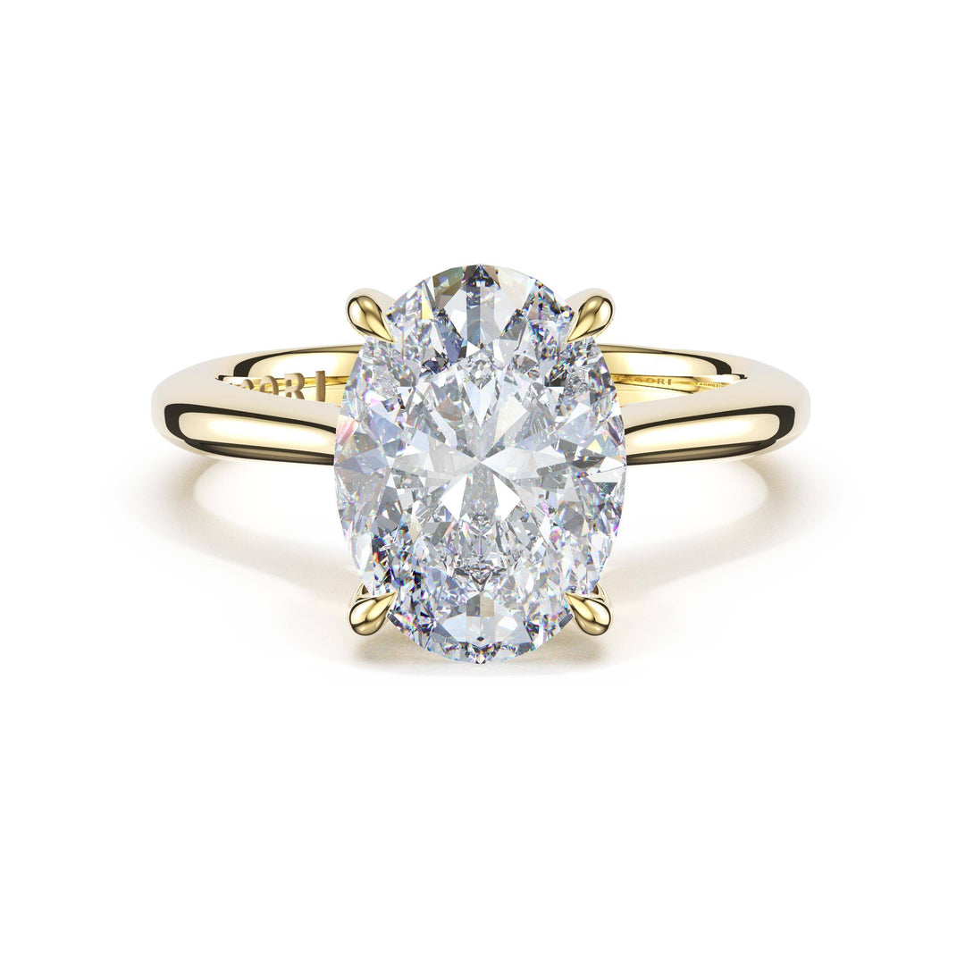 Oval Solitaire Engagement Ring
