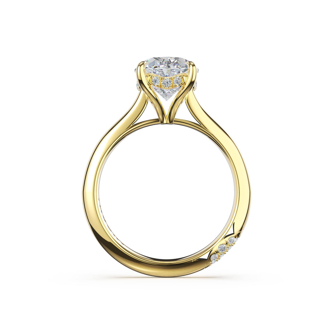 Oval Solitaire Engagement Ring