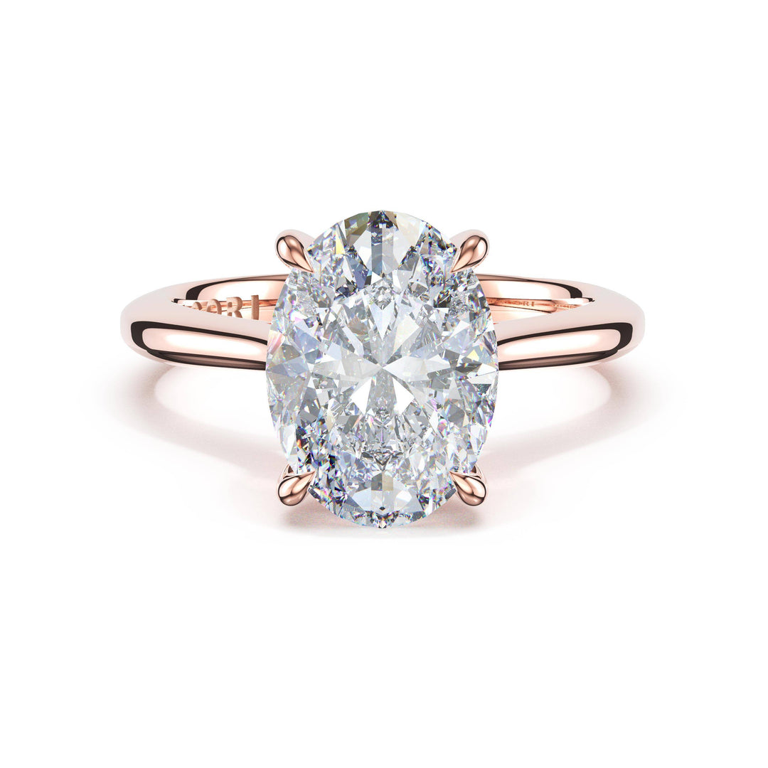 Oval Solitaire Engagement Ring