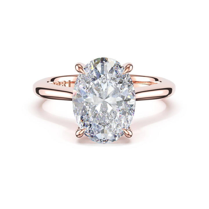 Oval Solitaire Engagement Ring