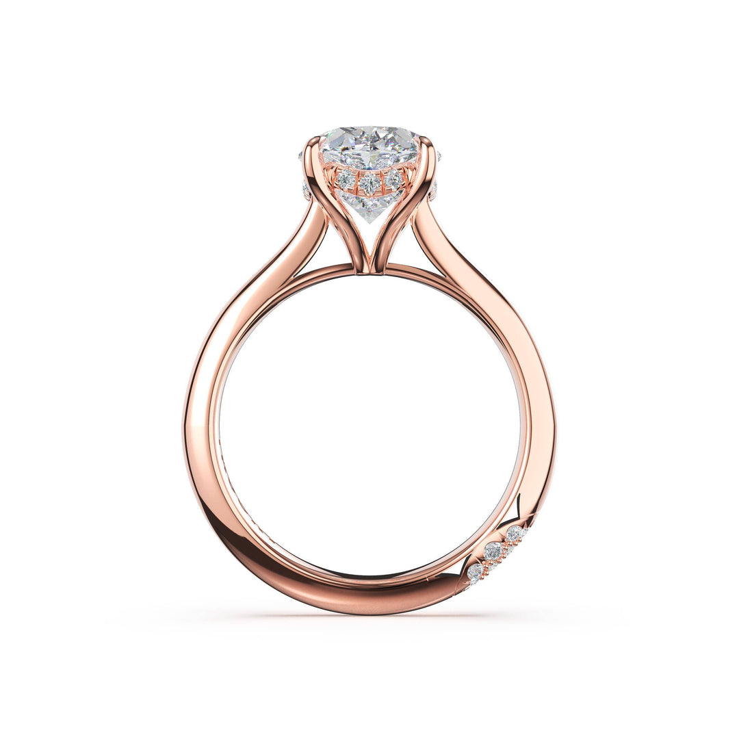Oval Solitaire Engagement Ring