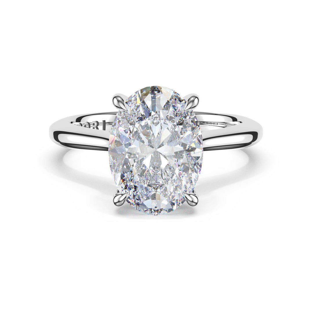 Oval Solitaire Engagement Ring
