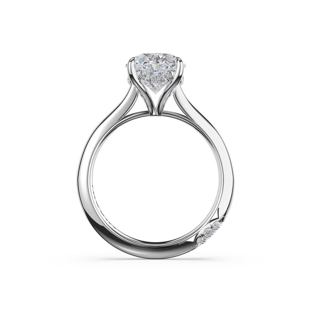 Oval Solitaire Engagement Ring