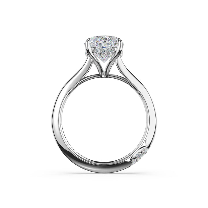 Oval Solitaire Engagement Ring