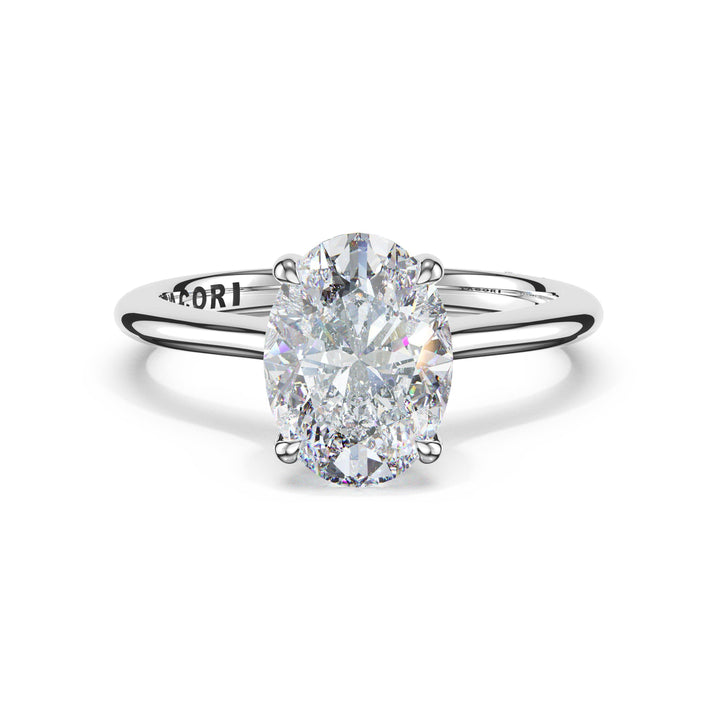 Oval Solitaire Engagement Ring
