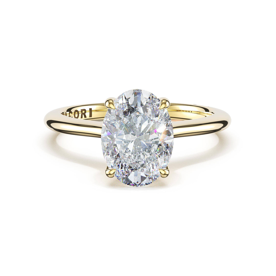Oval Solitaire Engagement Ring