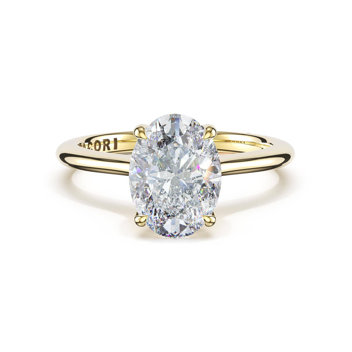 Oval Solitaire Engagement Ring