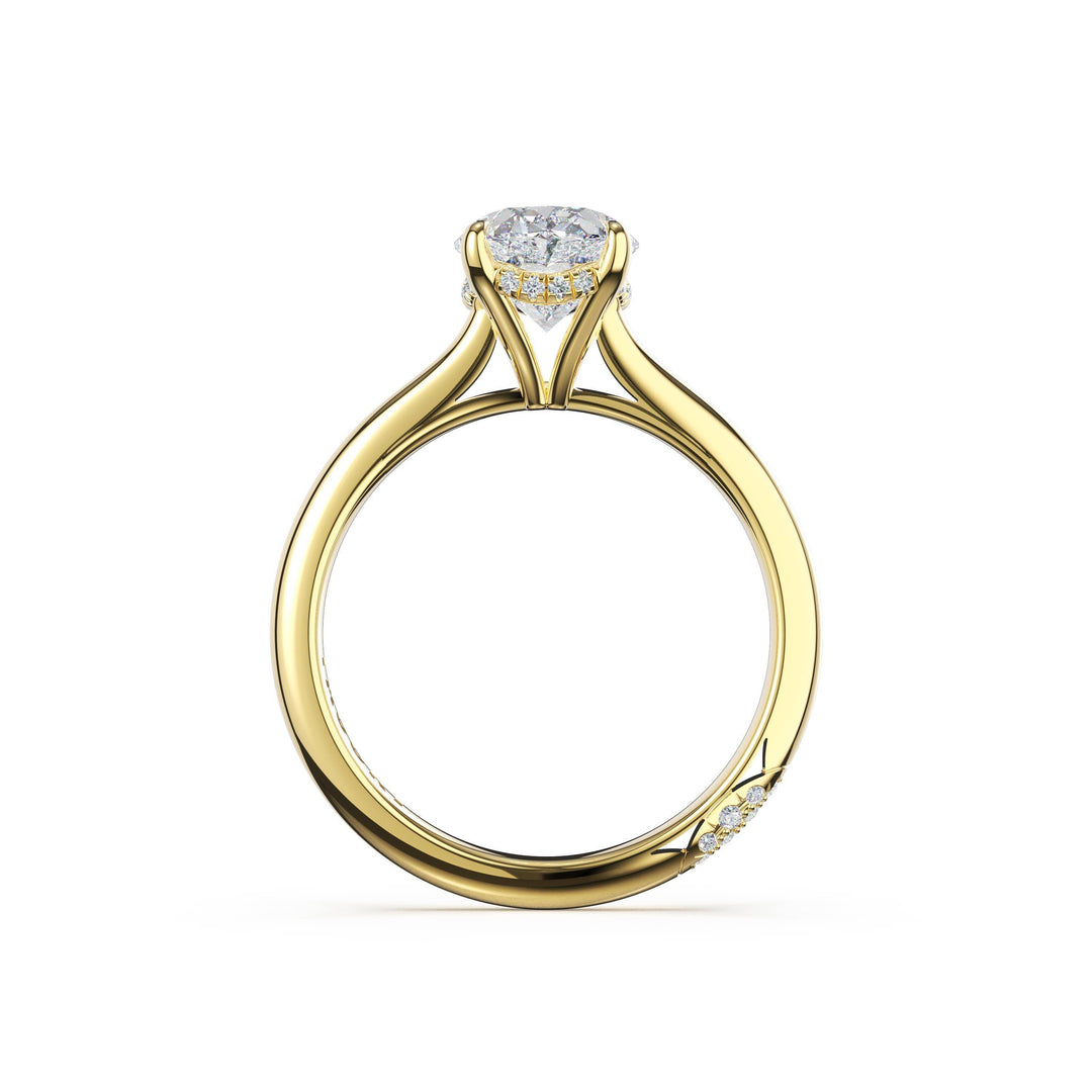 Oval Solitaire Engagement Ring