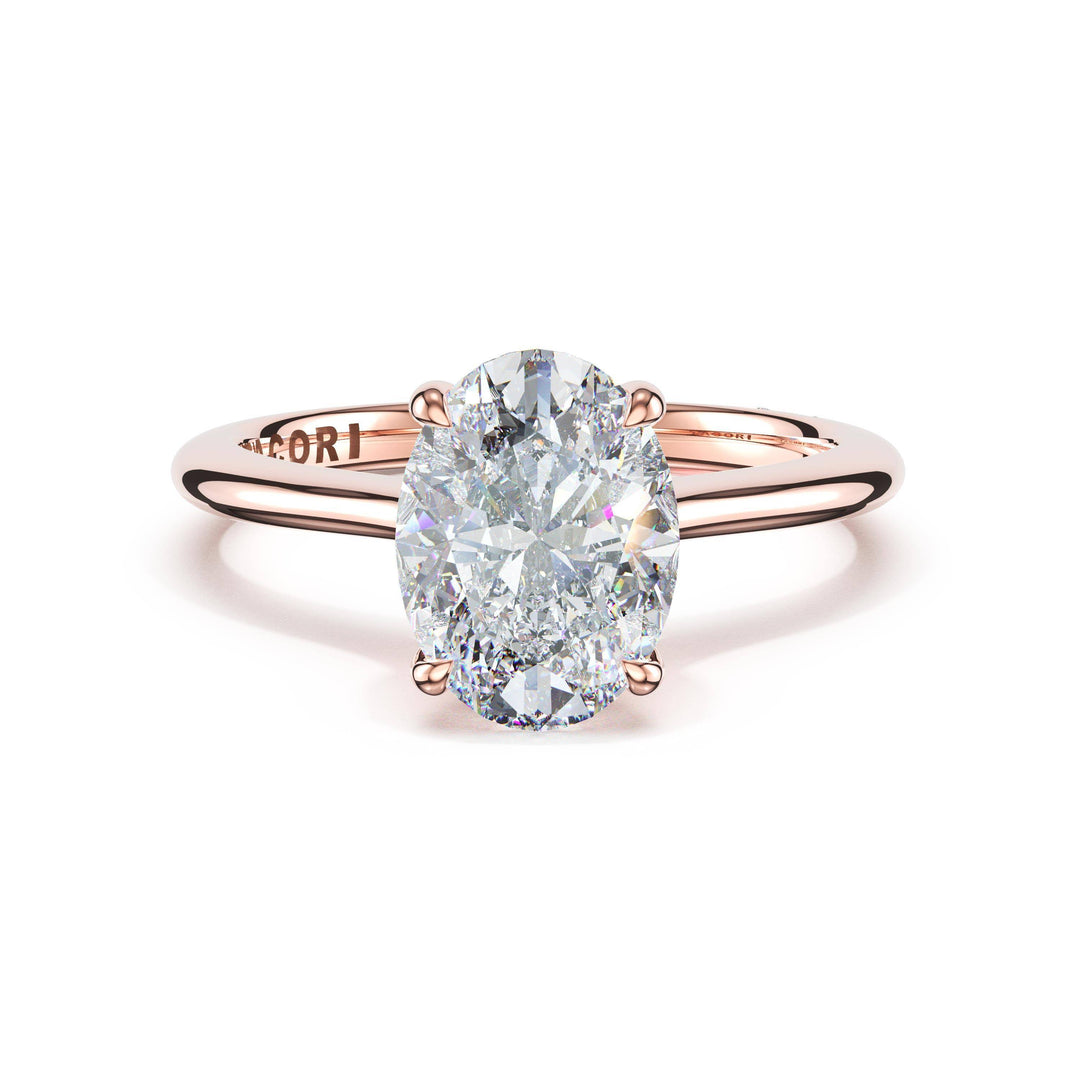 Oval Solitaire Engagement Ring