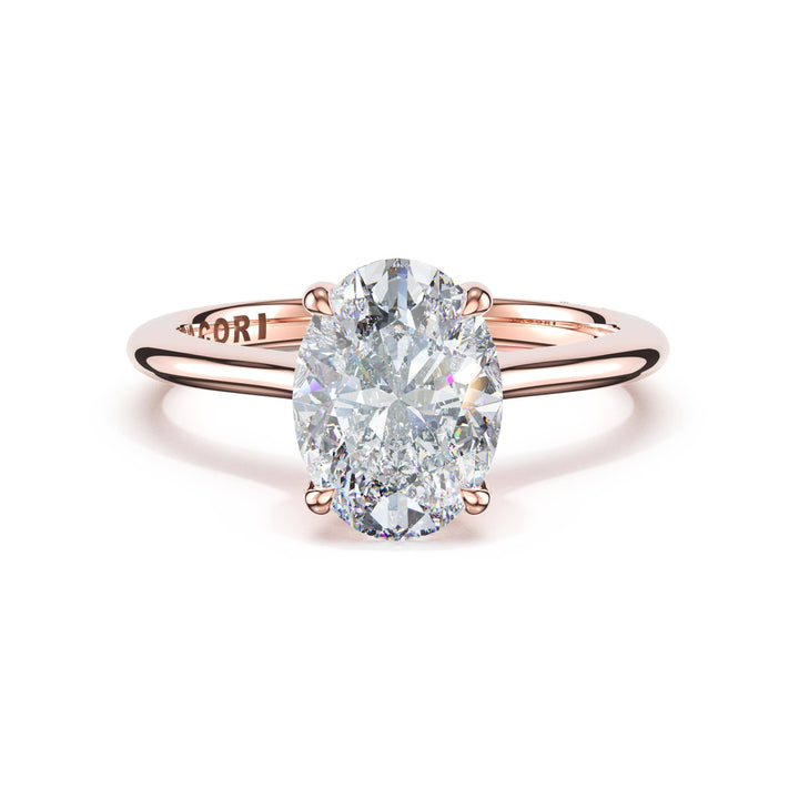 Oval Solitaire Engagement Ring