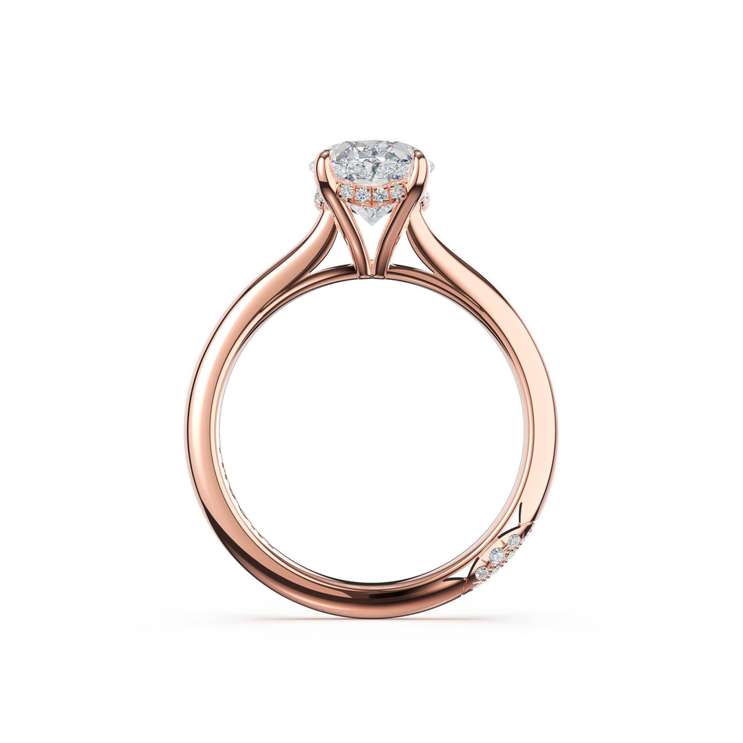 Oval Solitaire Engagement Ring
